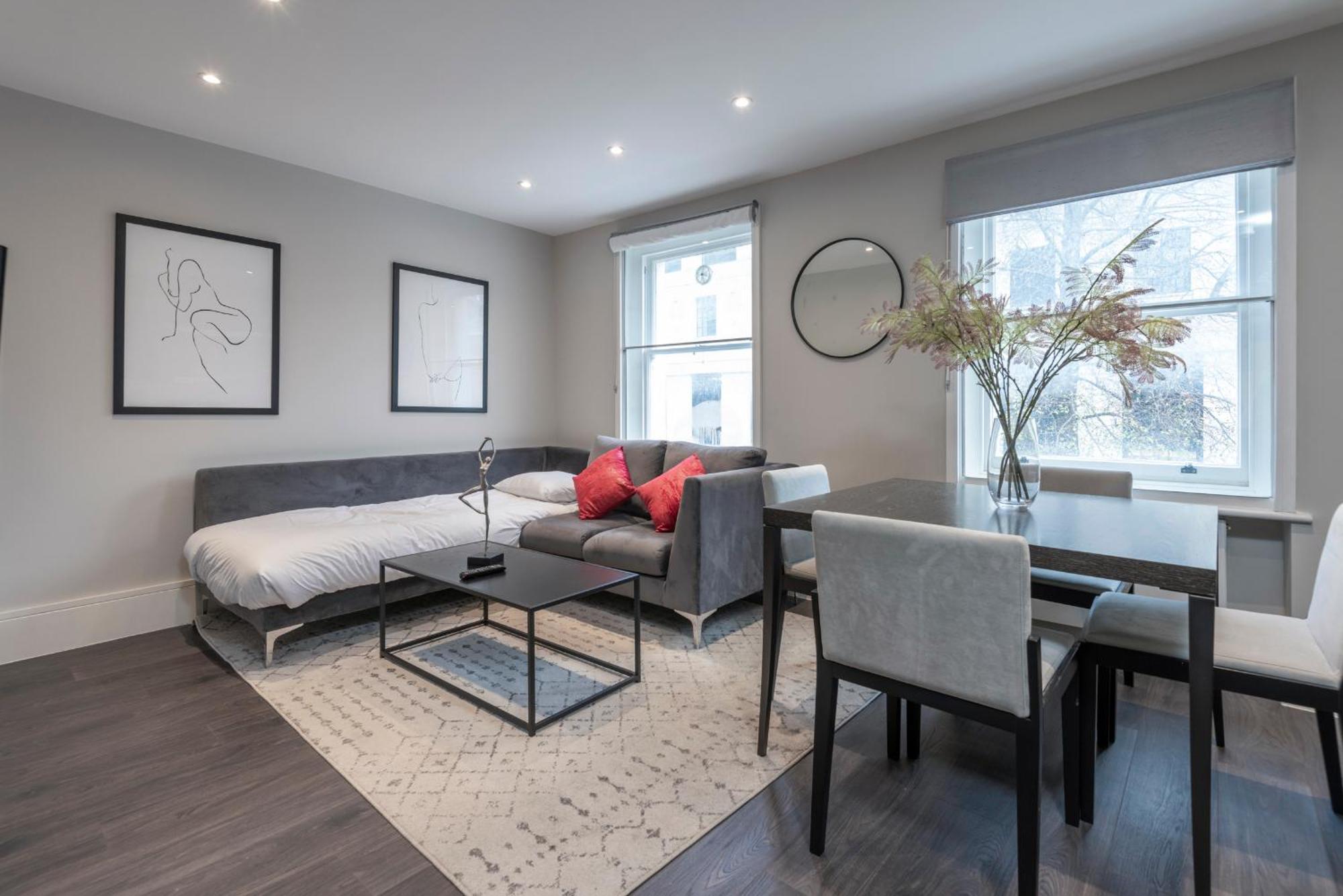 Luxury Georgian House In Marylebone: Modern 1-bed Retreat Апартаменты